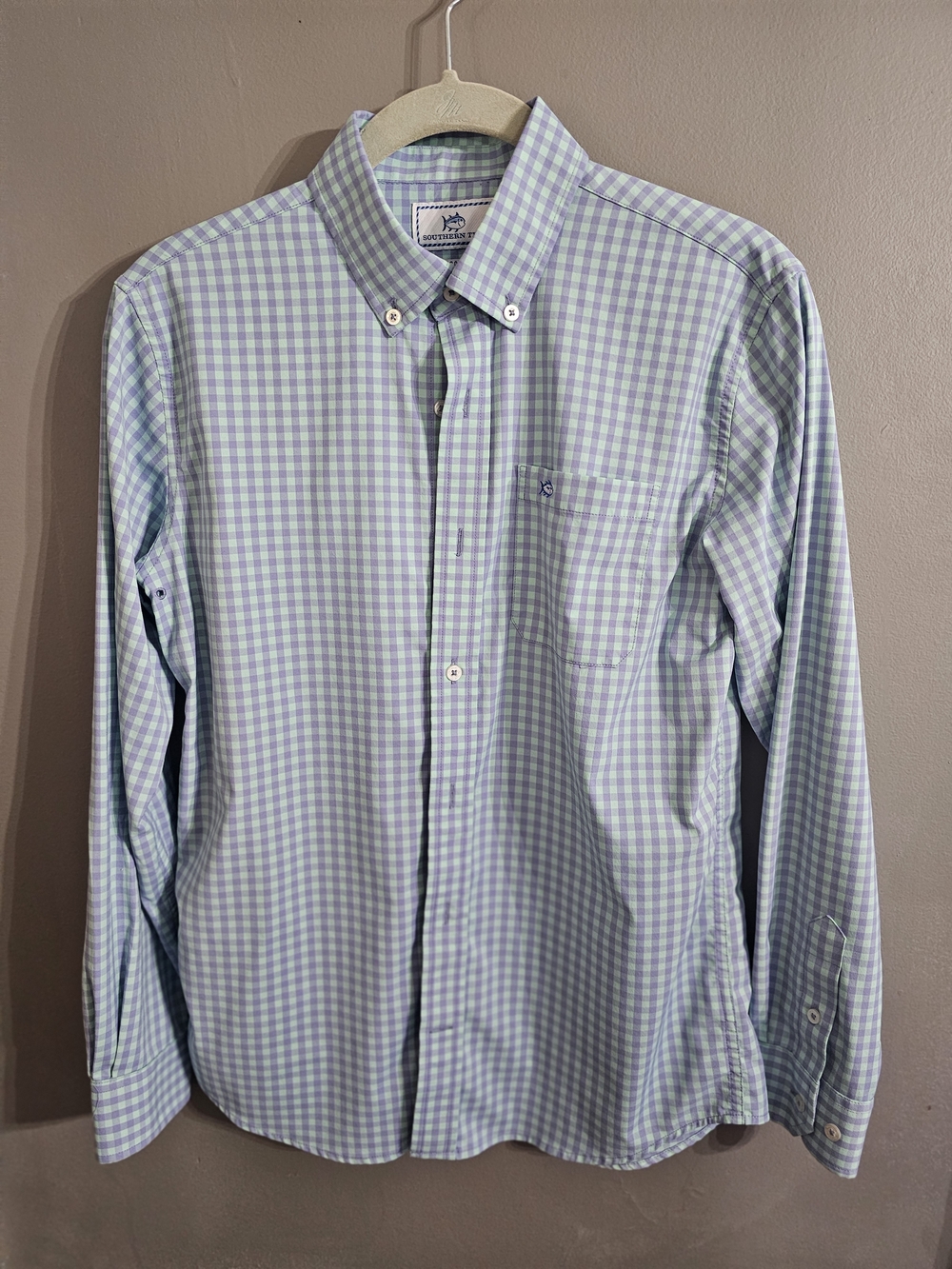 Southern Tide Boys Button-Down Gingham Shirt